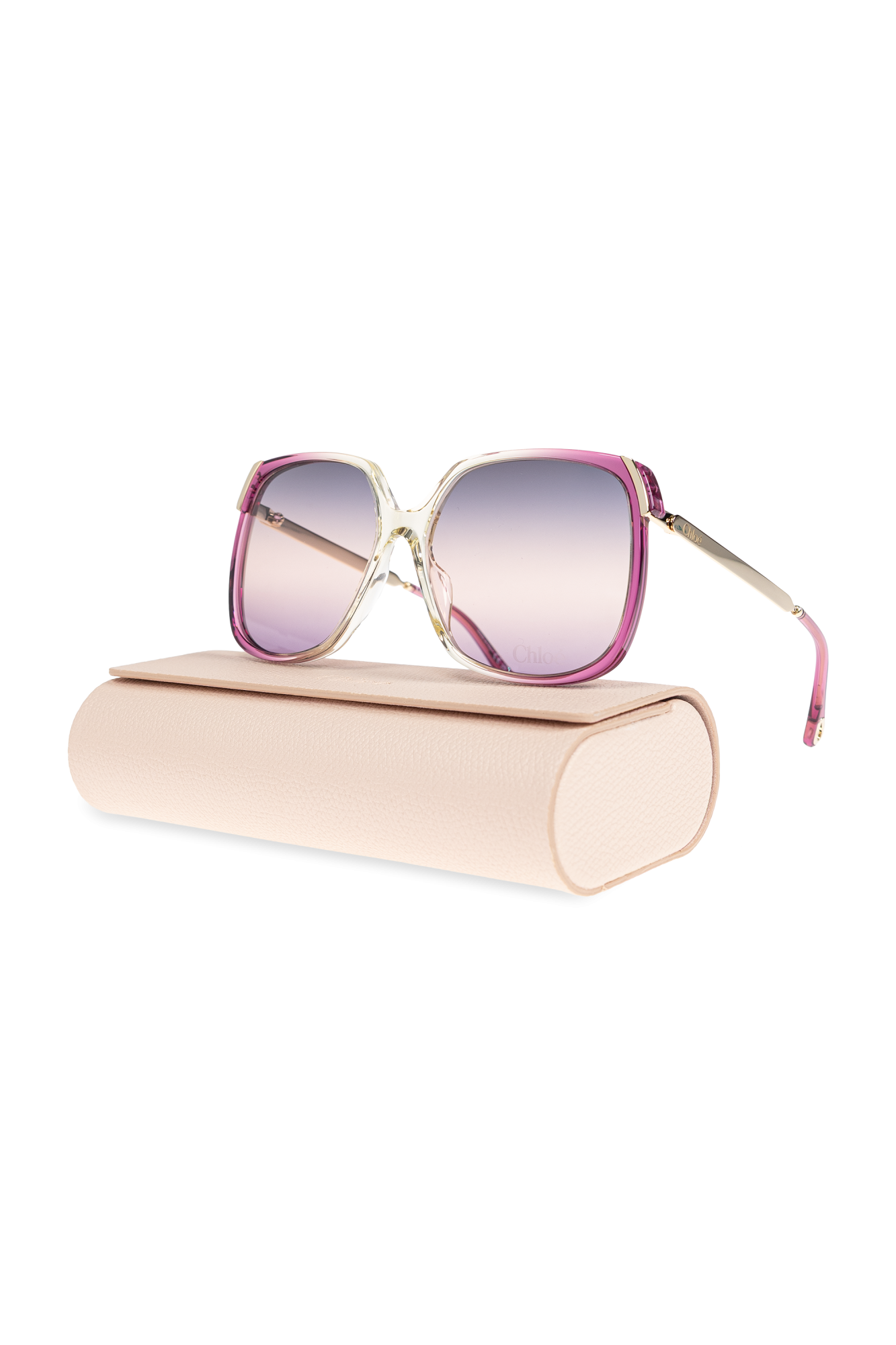 サングラス CHLOE Purple Acetate Sunglasses Purple Sunglasses Chloé - Vitkac AS